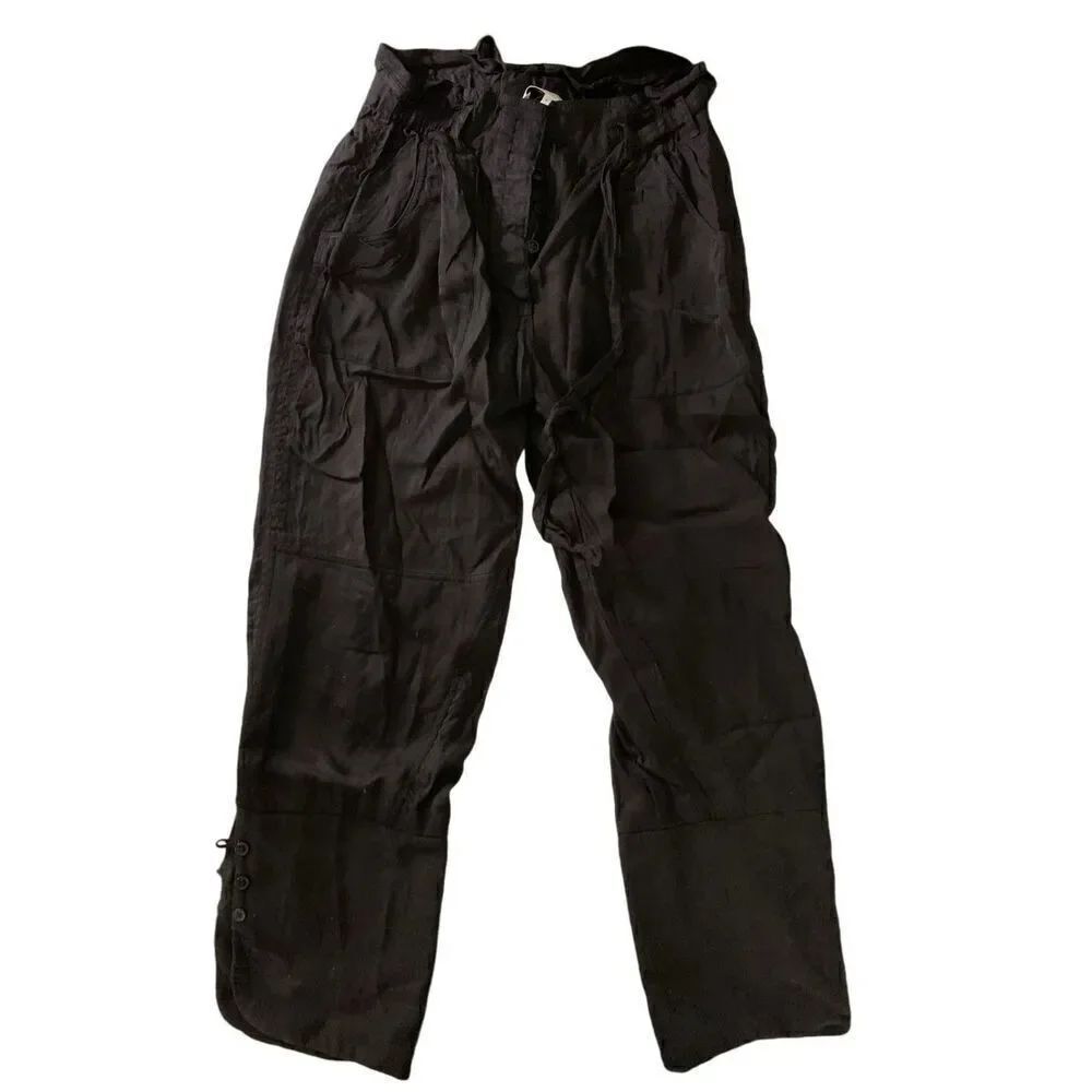 Sea New York baggy black pants women's size six